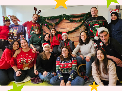 Team im Fröbel-Kindergarten Eisnergutbogen 