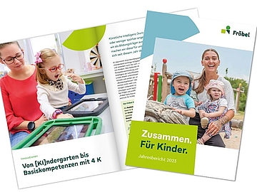 Fröbel-Jahresbericht 2023: Zusammen. Für Kinder.