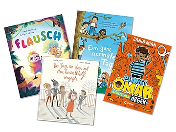 Fröbel-Kinderbuchtipps im September 2025 (Fotocredits Cover: Verlage)