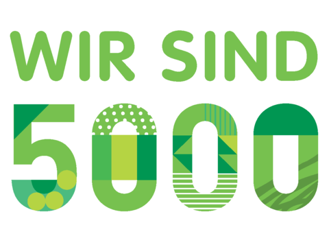 Grafik "Wir sind 5000"